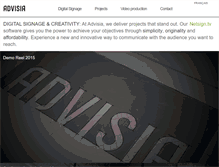 Tablet Screenshot of advisia.net